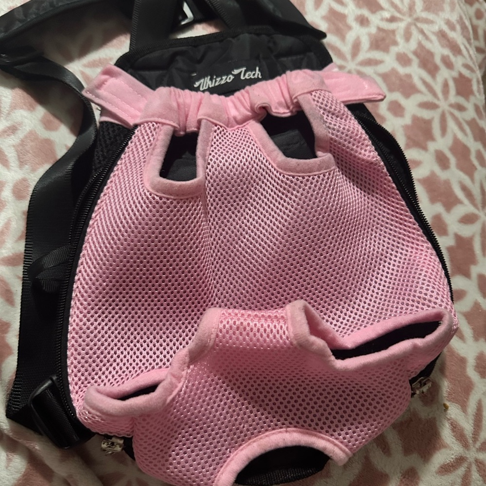 Pet Dog Carrier Front Chest Backpack,Hands-Free Adjustable Sling